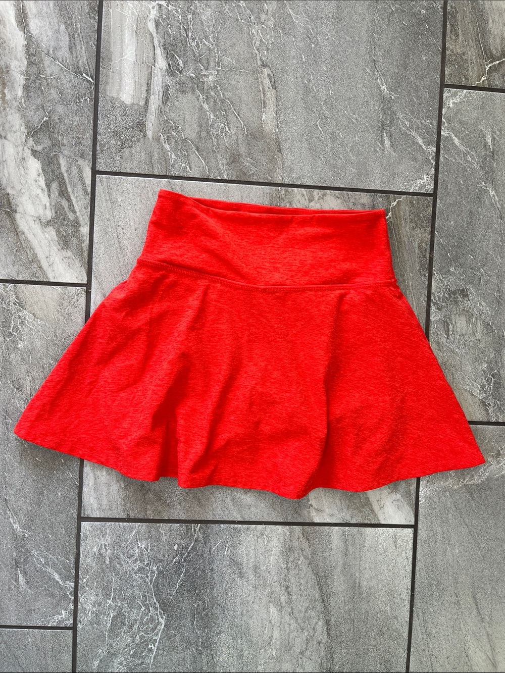 🧡❤️ Beyond Yoga Tie Breaker Circle Skirt Size Small Red/Orange Spacedye